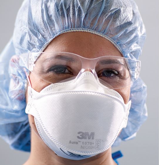 3M Aura 1870+ N95 Particulate Surgical Mask - Integrated Medical