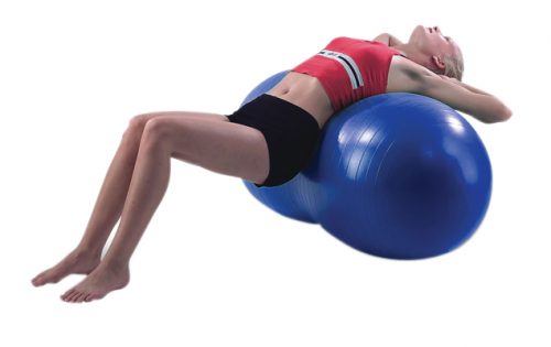 Cando Inflatable Exercise Saddle Roll