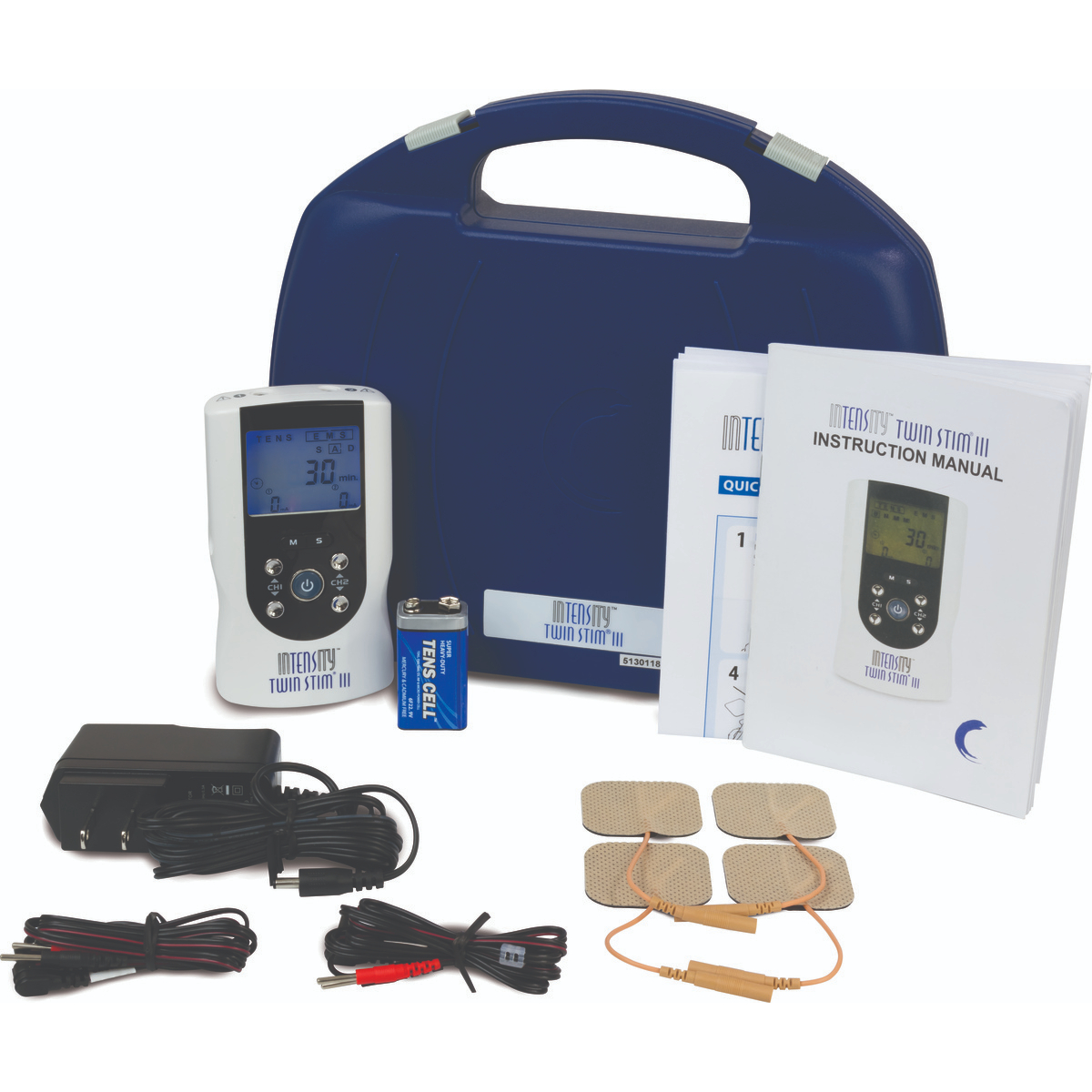 3-in-1 Combo TENS Machine, EMS and Massage 