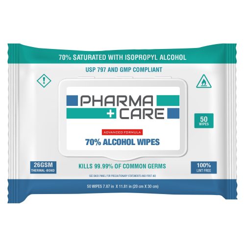 Alcohol Wipes, 50 Count